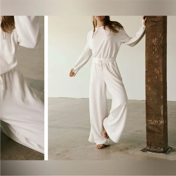 NWT Free People FP Movement One To Beat Onesie - ivory white - Medium *IR* - Picture 4 of 11